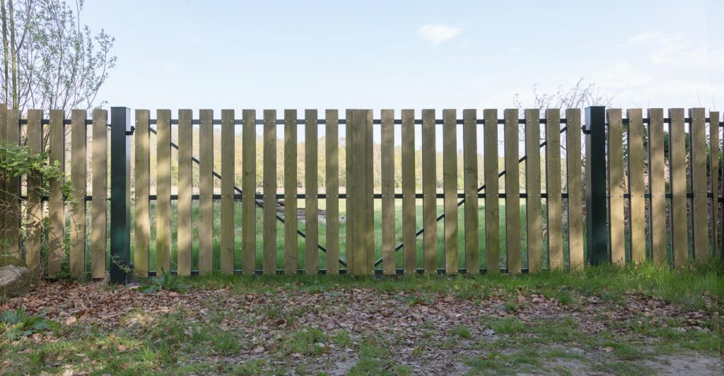 nice finished wooden fence